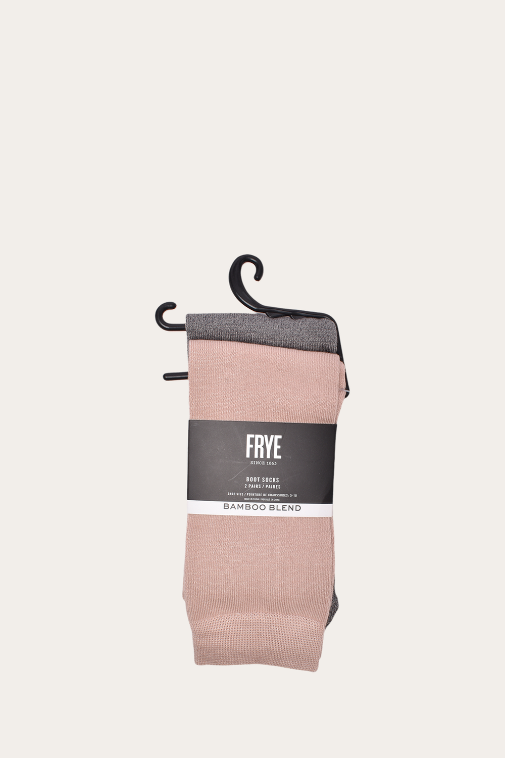 Frye Women’s Blush Bamboo Boot Socks 2 Pack Blush