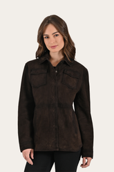 Frye Dark Brown Avett Overshirt Jacket Dark Brown