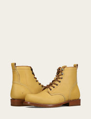 Frye Men's Banana Hudson Workboot Plain Toe Boot Banana