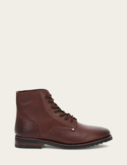 Frye Men's Cognac Barrett Lace Up Boots Cognac