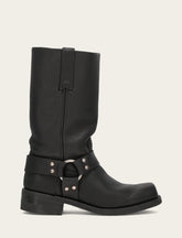 Frye Men's Black Harness 12R Mens Boots Black