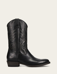 Frye Men's Black Grady Vintage Stitch Western Boots Black