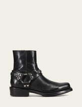 Frye Men's Black Conway Chain Harness Boot Black