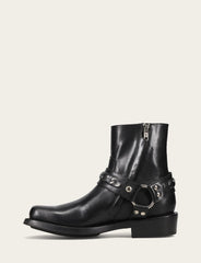 Frye Men's Black Conway Chain Harness Boot Black