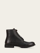 Frye Men's Antiqued Black Tyler Flex Lace Up Boots Antiqued Black