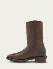 Frye Men's Chocolate Nash Roper Western Boots CHOCOLATE