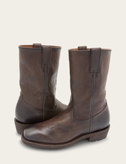 Frye Men's Chocolate Nash Roper Western Boots CHOCOLATE