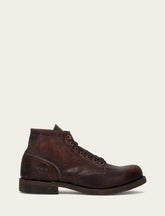 Frye Men's Dark Brown Prison Boots Dark Brown
