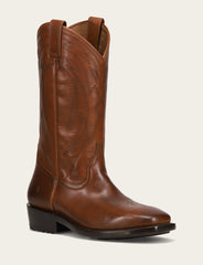 Frye Men's Caramel Nash Deco Stitch Pull On Boots Caramel