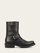 Frye Men's Conway Engineer Smooth Leather Boot Antique Black