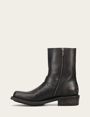 Frye Men's Conway Engineer Smooth Leather Boot Antique Black