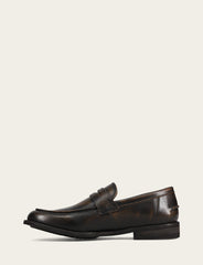 Frye Men's Brown Brush Off Tyler Flex Penny Loafer Brown Brush Off