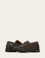 Frye Men's Chocolate Tyler Flex Penny Loafers Chocolate