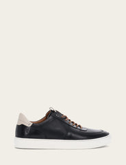 Frye Men's Black Astor Low Lace Court Sneakers Black