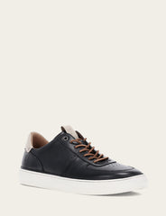 Frye Men's Black Astor Low Lace Court Sneakers Black