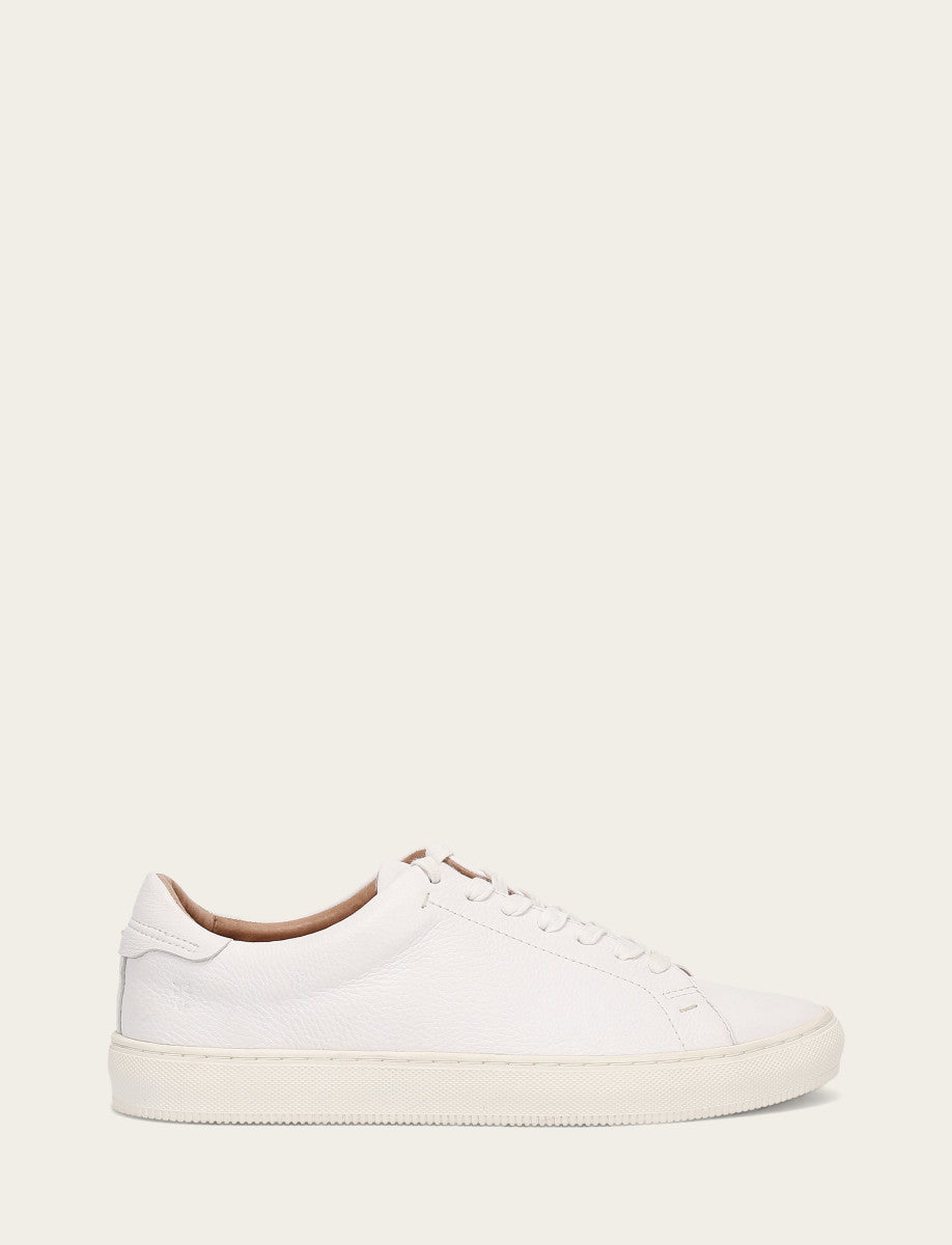 Frye Men's White Astor Low Lace Slip On Sneakers White