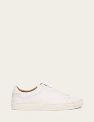 Frye Men's White Astor Low Lace Slip On Sneakers White