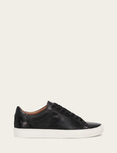 Frye Men's Black Astor Low Lace Slip On Sneakers Black