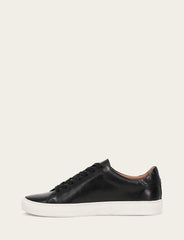 Frye Men's Black Astor Low Lace Slip On Sneakers Black