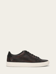 Frye Men's Antiqued Black Astor Low Lace Slip On Sneakers Antiqued Black