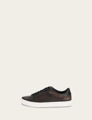 Frye Men's Antiqued Black Astor Low Lace Slip On Sneakers Antiqued Black