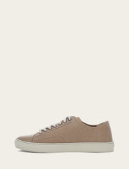 Frye Men's Khaki Astor Cap Toe Low Lace Sneakers Khaki