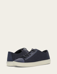 Frye Men's Indigo Astor Cap Toe Low Lace Sneakers Indigo