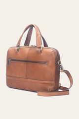 Frye Nash Cognac Briefcase Cognac