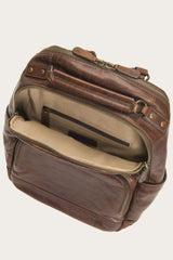 Frye Logan Dark Brown Backpack Dark Brown