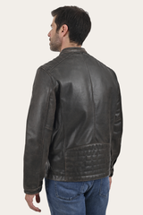 Frye Rustler Racer Jacket Dark Brown