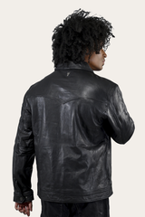 Frye Ruffian Trucker Jacket Black