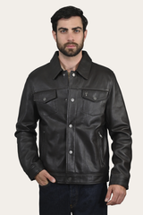Frye Ruffian Trucker Jacket Dark Brown