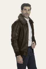 Frye Remington Trucker Jacket Dark Brown