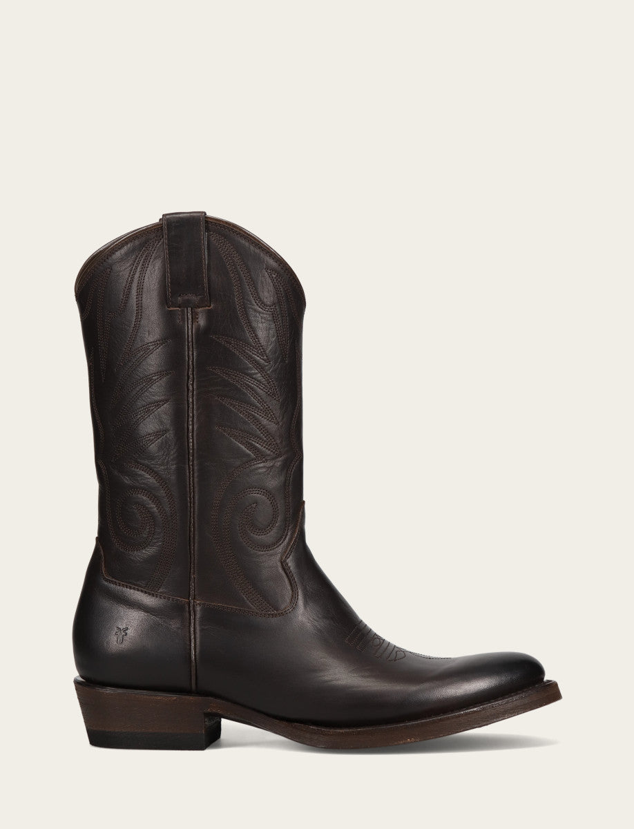 Frye Men's Chocolate Grady Vintage Stitch Western Boots CHOCOLATE