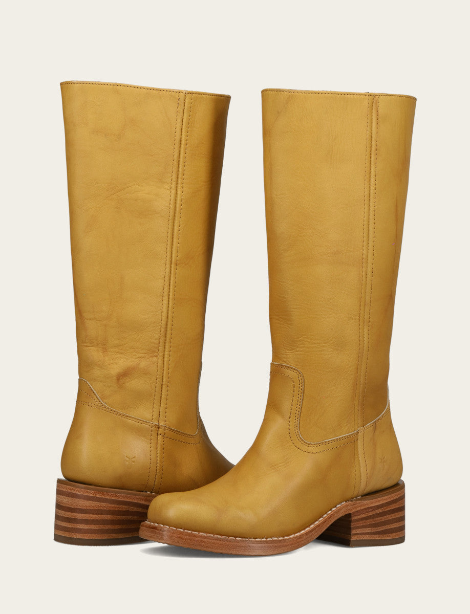 Frye Women's Banana Campus 14L Boots Banana