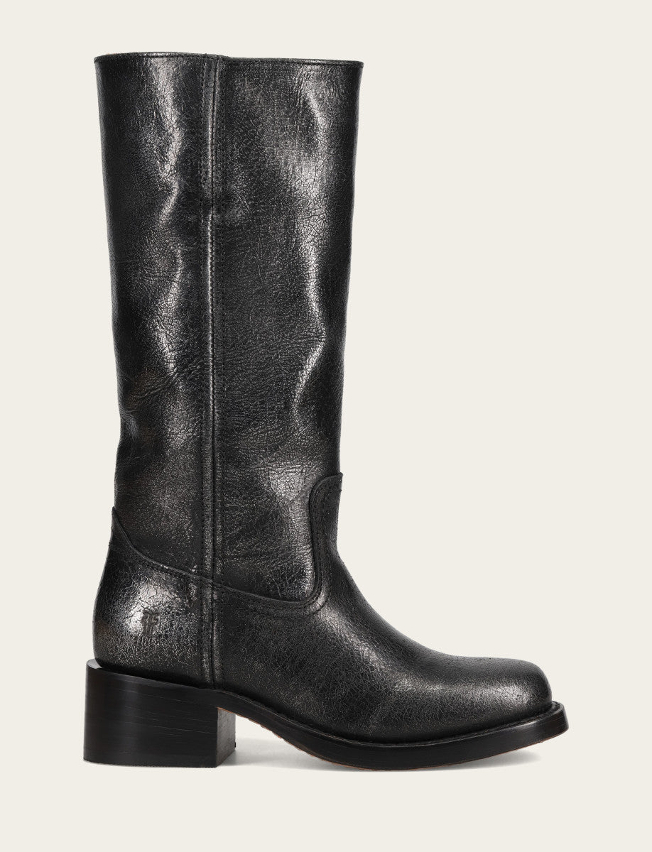 Frye Women’s Silver Campus 14L Boots Antique Silver
