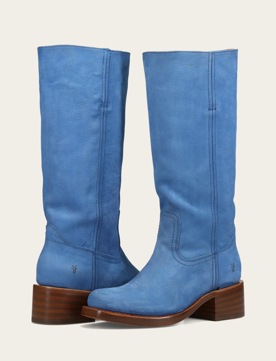 Frye Royal Blue Campus 14L Boot Royal Blue