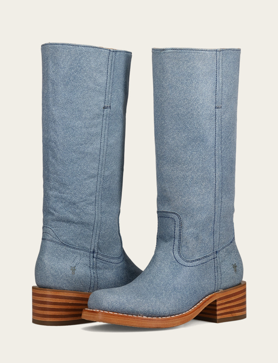 Frye Campus 14L Boot Sky Blue