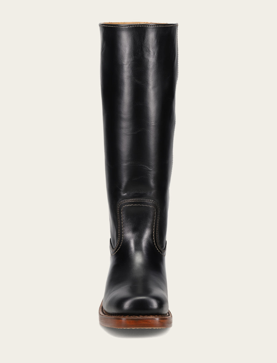 Frye Women's Campus 14L Jet Black Boots Jet Black