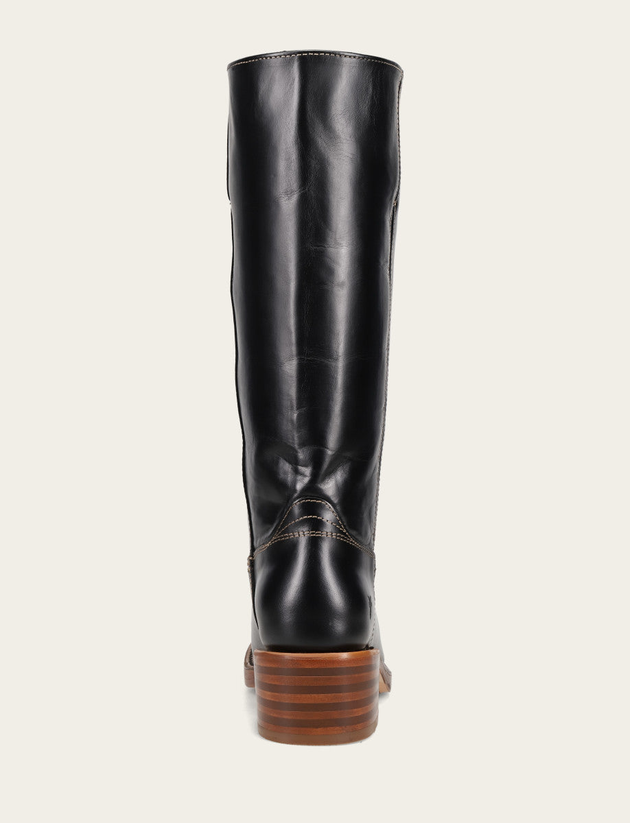 Frye Women's Campus 14L Jet Black Boots Jet Black