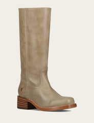Frye Eucalyptus Campus 14L Wide Calf Boots Eucalyptus