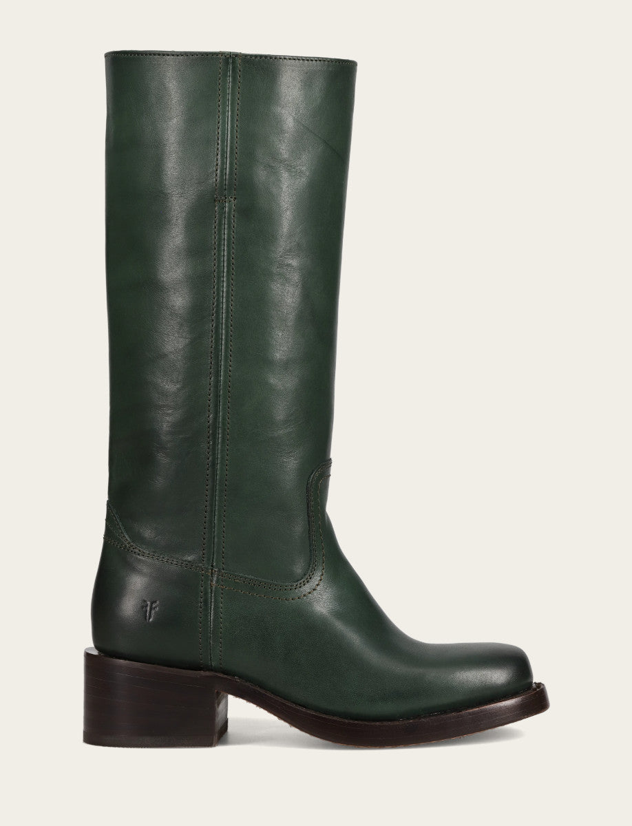 Frye Forest Campus 14L Wide Calf Boots Forest
