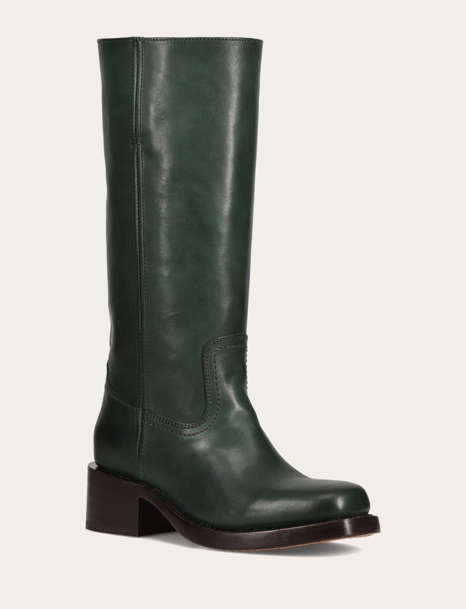 Frye Forest Campus 14L Wide Calf Boots Forest