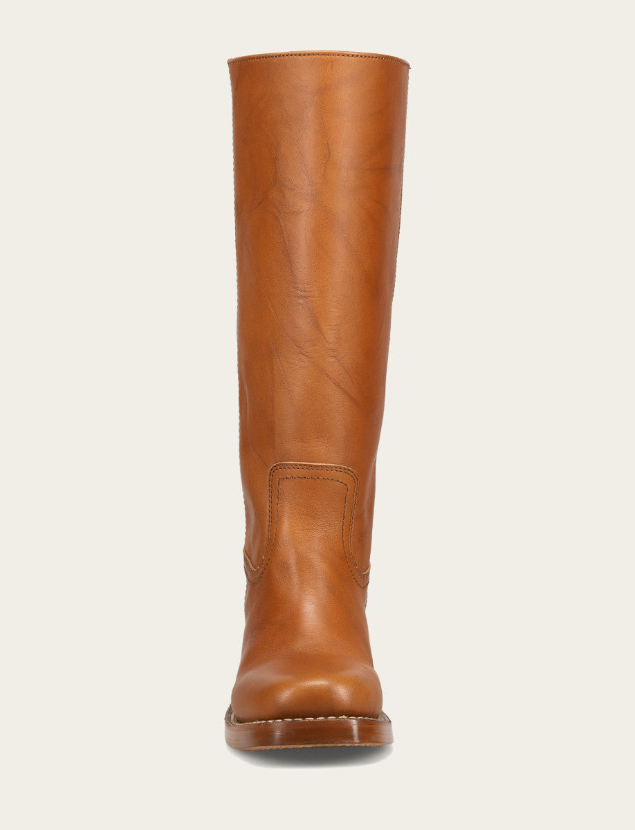 Frye Women's Saddle Campus 14L Wide Calf Boots Saddle