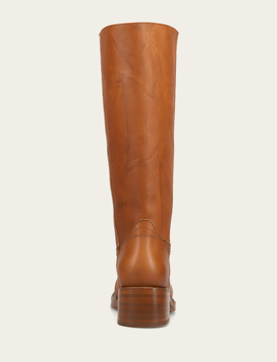 Frye Women's Saddle Campus 14L Wide Calf Boots Saddle