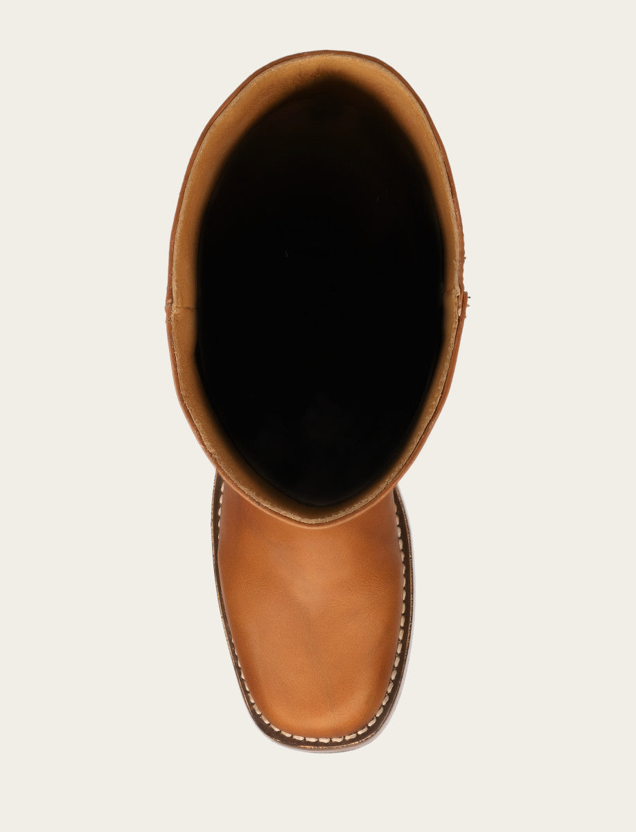Frye Women's Saddle Campus 14L Wide Calf Boots Saddle