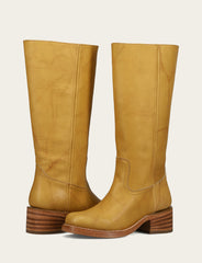 Frye Women's Banana Campus 14L Wide Calf Boots Banana
