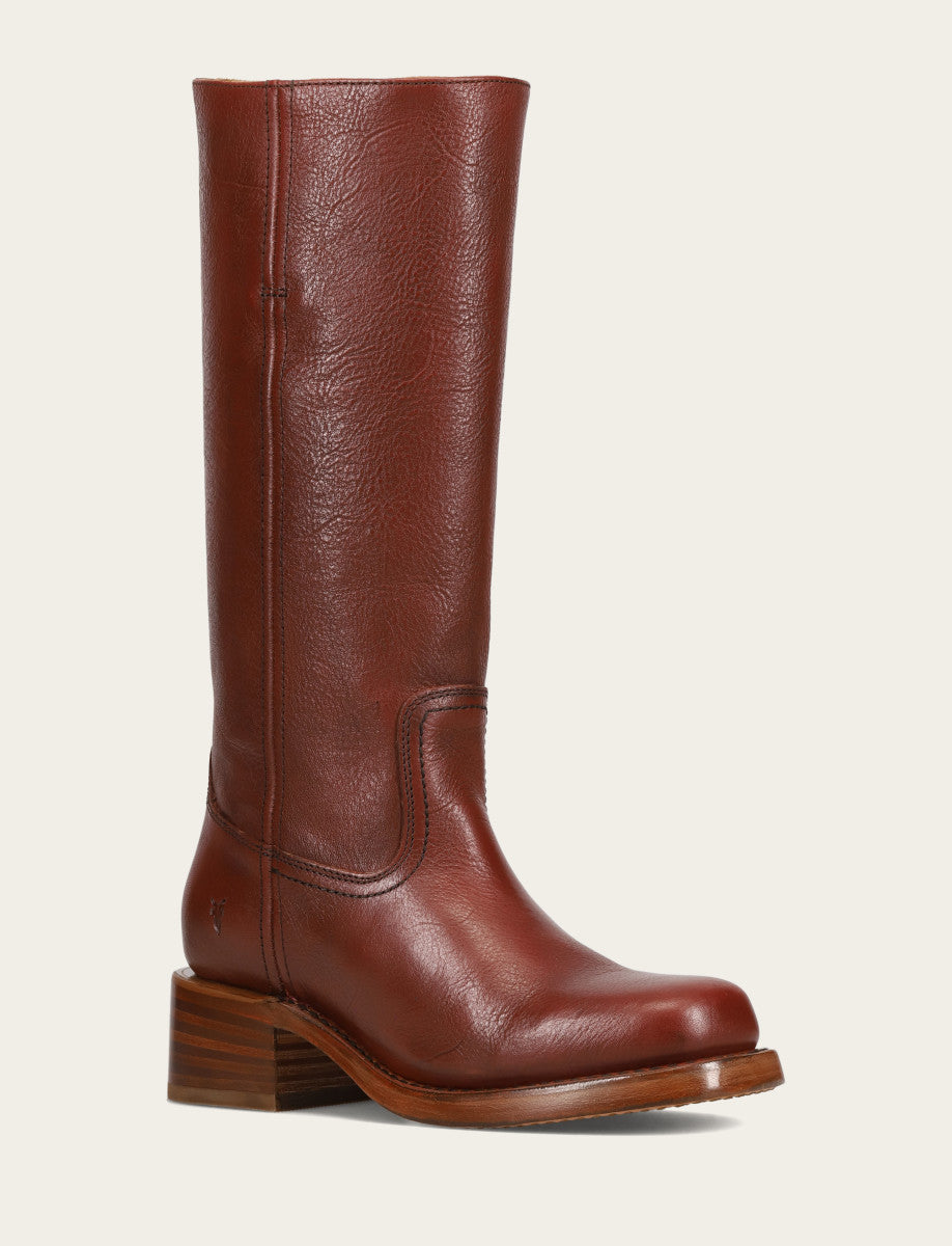 Frye Women's Garnet Campus 14L Wide Calf Boots Garnet