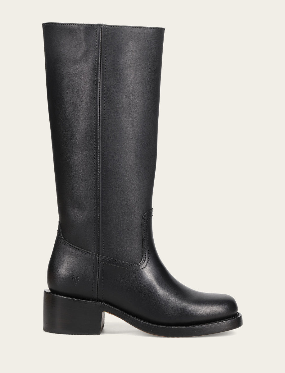 Frye Women's Black Campus 14L Wide Calf Boots Black