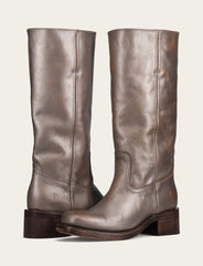 Frye Women's Metallic Stone Campus 14L Boot Metallic Stone